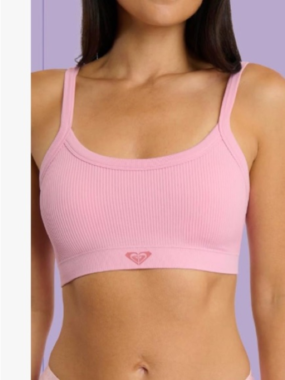 ROXY🏄♀️ Ribbed Padded Bralette - Picture 2 of 12